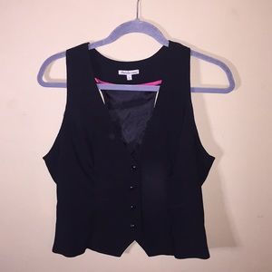 Charlotte Russe Black Vest